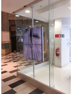 Pilares a piso, a techo,  gabinetes, estructuras...