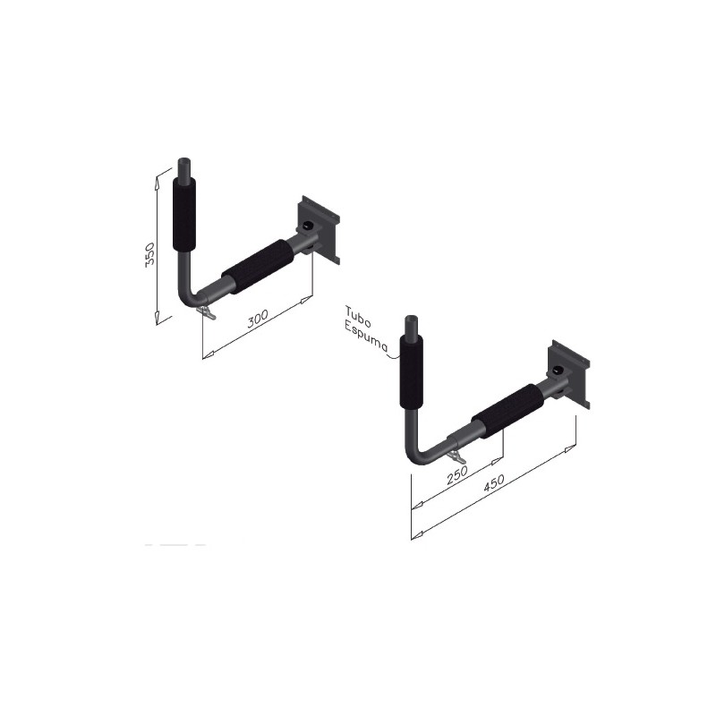 Soporte mural multiuso