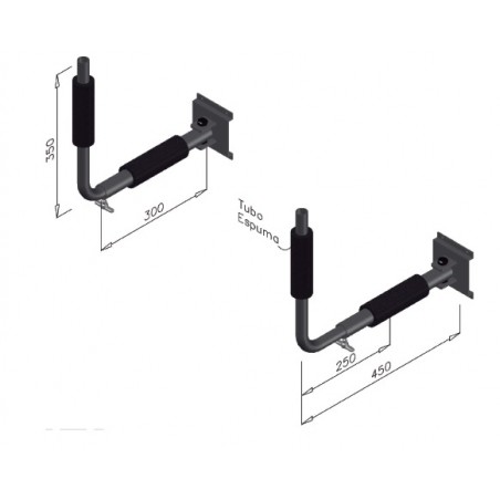Soporte mural multiuso