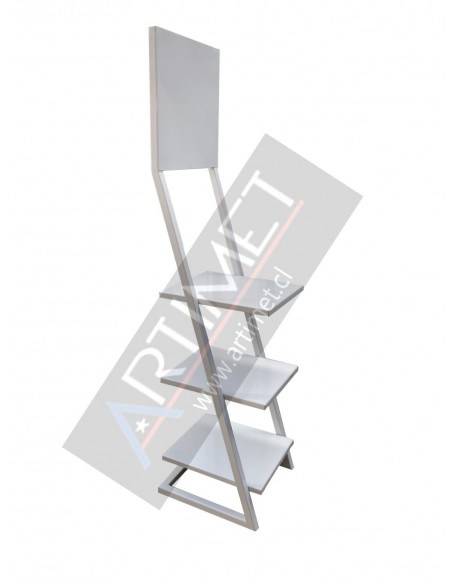 Exhibidor metálico 3 niveles