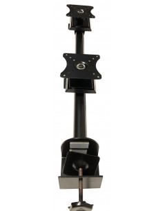 Pedestal prensa para 2 LCD/LED hasta 24" vertical