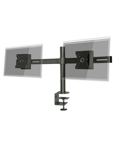 Pedestal prensa para 2 LCD/LED hasta 24"  horizontal