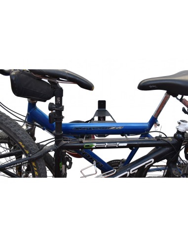 Soporte mural para dos bicicletas