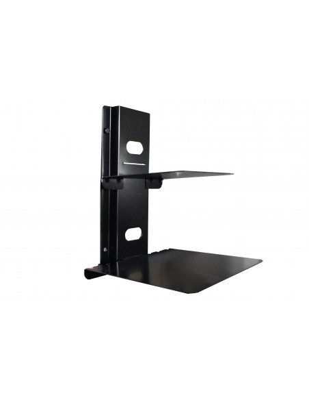 Torre metálica mural para accesorios multimedia