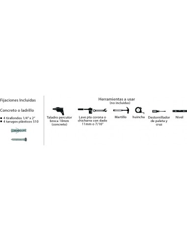 Soporte mural para secadora de ropa