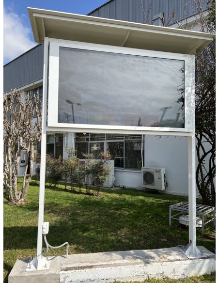 Pilares a piso, a techo,  gabinetes, estructuras videowall, hasta 86", modulos led