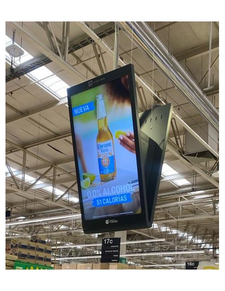 Pilares a piso, a techo,  gabinetes, estructuras videowall, hasta 86", modulos led