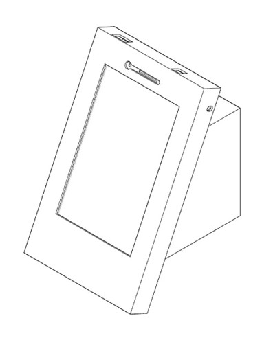 Soporte/Gabinete para muro o escritorio.