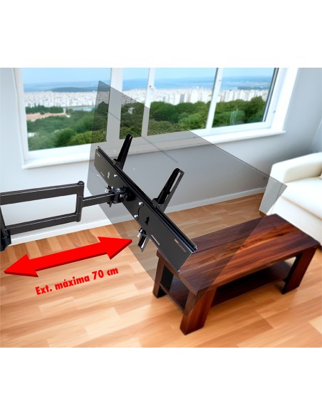 Soporte triarticulado para LCD/LED 42" a 70" (70 cms)