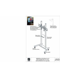 Pedestal  lcd led 42" a 75" 4P-4275 2
