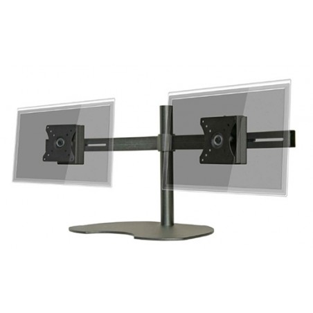 Pedestal autosoportante para 2 LCD/LED hasta 24" horizontal